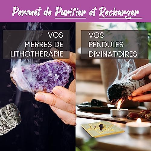 Vibratis Sauge Blanche de Purification à Brueler 5x | Lot de 5 Bâtonnets d'Encens de Sauge Blanche de Californie (𝗦𝗮𝘁𝗶𝘀𝗳𝗮𝗶𝘁 𝗼𝘂 𝗥𝗲𝗺𝗯𝗼𝘂𝗿𝘀𝗲) - Image 4