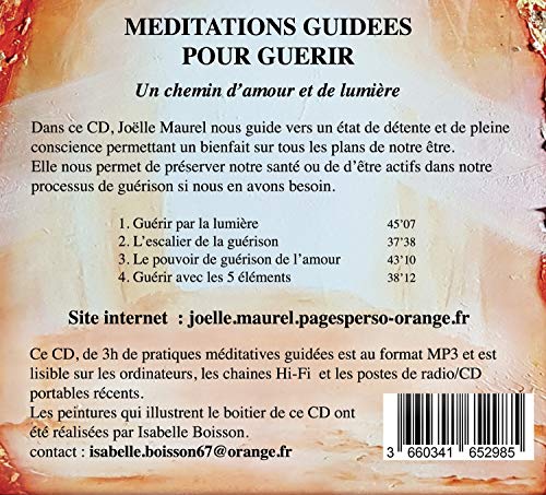 Méditations Guidees pour Guérir-un Chemin d'Amour et de Lumière-CD - Image 2