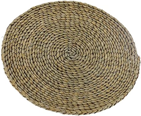 Pouf rond en pelle tatami coussin baie vitrée tapis de sol pelle tatami futon coussin pique-nique futon coussin tapis de méditation pour la maisonneux yoga pique-nique quatrenitures - Image 6