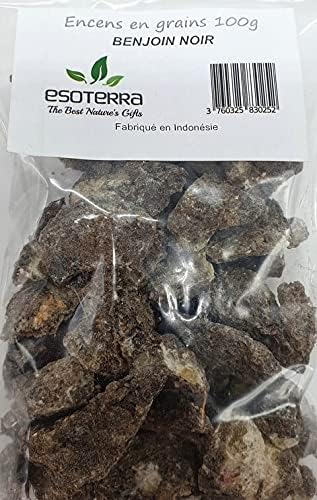 ESOTERRA - RÉSINE Naturelle Encens en Grains 100g - Benjoin Noir