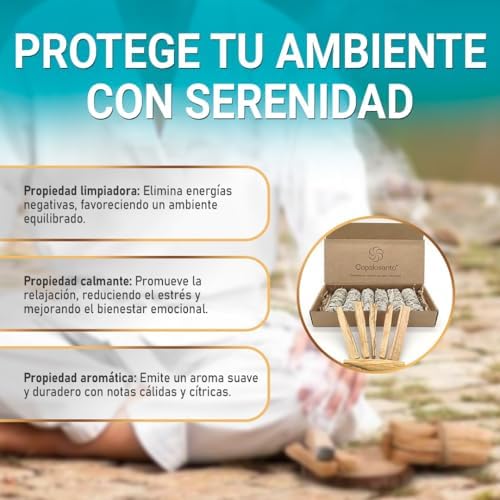 Copalosanto - Ensemble de 6 Palo Santo et 6 Sauge de Californie | Naturgelement Taillé | Récolté de Manière durable, Palo Santo - Image 6
