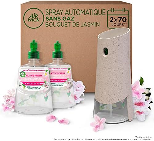 Air Wick Désodorisant Maison Spray Automatique Sans Gaz Active Fres