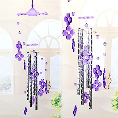 Carillon à Vent Memorial - Carillon de ventilateur d'Extérieur Unique - Tuning - Relax - Mélodie apaisante - Carillon de Vent Sympathie - Pour Maman et Papa - Jardin - Terrasse - Décoration de la Maison - - Image 2