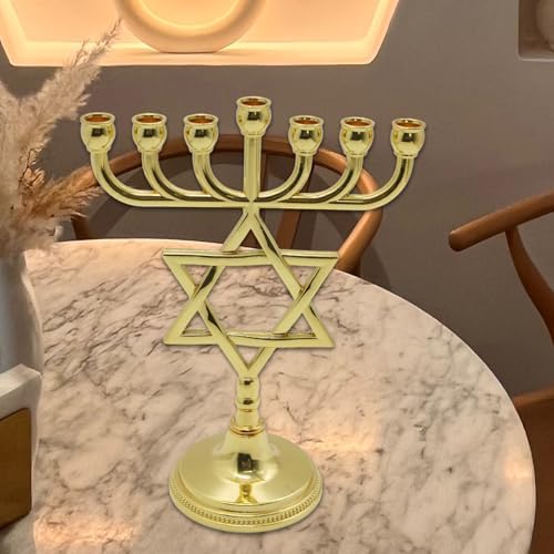 Soutien en Métal à 7 branches en forme d'hétoile pour candélabre vintage - Image 7
