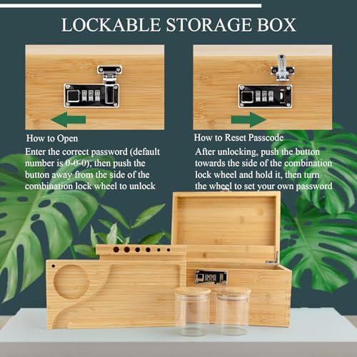 Viking Factory Grande Boîte en Bambou pour l'organisation et décoration de la Maison - Excellent coffret cadeau avec tous les accessoires - Image 4