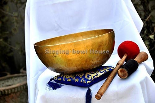 D-chakra Master Bol de Méditation Tibétain Chant Avec Coussin, Maillet et Baguette de Tambour - Image 4