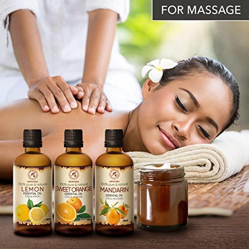 Ensemble Huiles Essentielles - 3x100ml - He Citron - He Orange - He Mandarine - Kit Huiles Essentielles Aromathérapie pour les diffuseurs - Huiles de Bain - Pure et Naturelle - Image 6