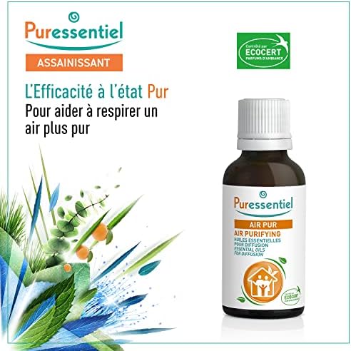 Purentieltiel - huiles Essentielles vers la diffusion - Air diffus pur - 100% pures et naturelles - aide à assainir L'Air et chasseur Les Mauvaises odeurs - 30 ml - Image 3