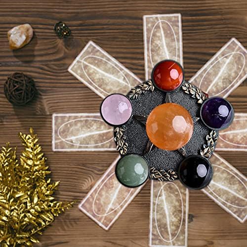 Bougeoir en Forme d'Étoile en Résin - Pentacle de table pour bougies de Tarot - Cérémonie de Divination - Image 7