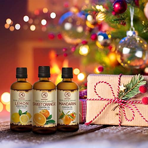 Ensemble Huiles Essentielles - 3x100ml - He Citron - He Orange - He Mandarine - Kit Huiles Essentielles Aromathérapie pour les diffuseurs - Huiles de Bain - Pure et Naturelle - Image 9