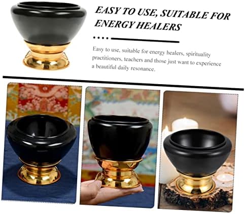 Abaodam 2 Pièces MAILLET DE BOL SONORE BOL DE RELAT TIBÉTAIR BOL ZEN BOUDDHISME Méditation Bol de Yoga pour amateur de yoga Bol Bouddhiste RÉGLAGE ORRENS NÉPAL MÉTAL OUTIL CUIVRE - Image 7