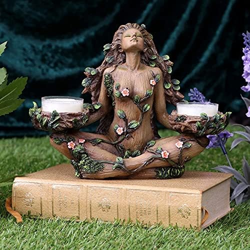 Némésis maintenant Balance of Nature Bougeoir en Forme d'Arbre Féminin Marron 19 cm - Image 7