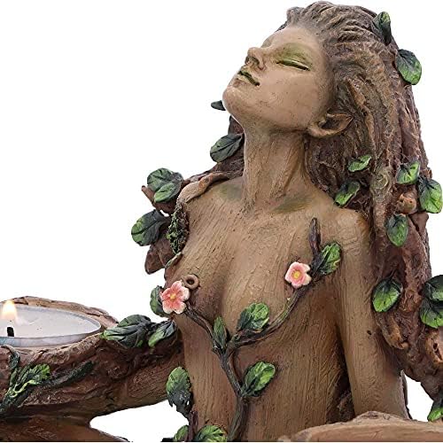 Némésis maintenant Balance of Nature Bougeoir en Forme d'Arbre Féminin Marron 19 cm - Image 6