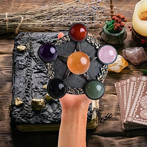Bougeoir en Forme d'Étoile en Résin - Pentacle de table pour bougies de Tarot - Cérémonie de Divination - Image 6