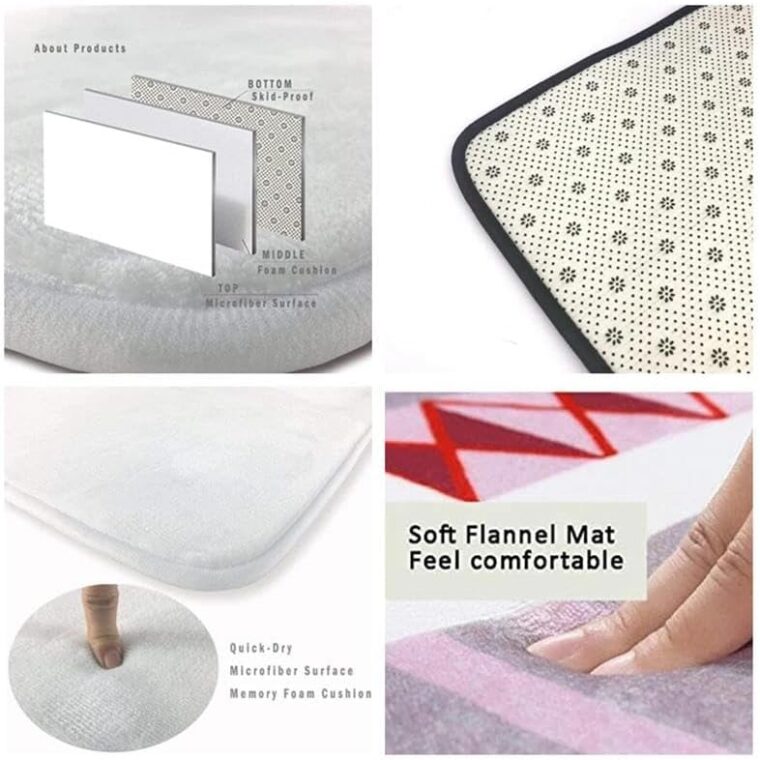 Youousi Tapis de Méditation Lotus Colré Chakra, Salon Adapté Au, Chambre à Coucher, Tapis Décoratif de Chevet, Tapis de Sol, Tapis de Jeu pour les enfants - Image 3