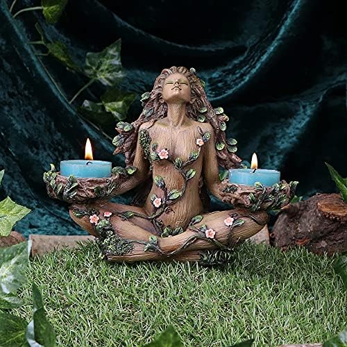 Némésis maintenant Balance of Nature Bougeoir en Forme d'Arbre Féminin Marron 19 cm - Image 8